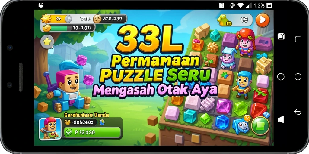 Gameplay 33L menunjukkan tantangan puzzle yang seru dan menarik.
