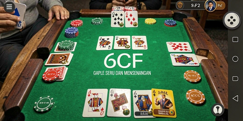 Tampilan screenshot gameplay Gaple yang menarik dan interaktif.