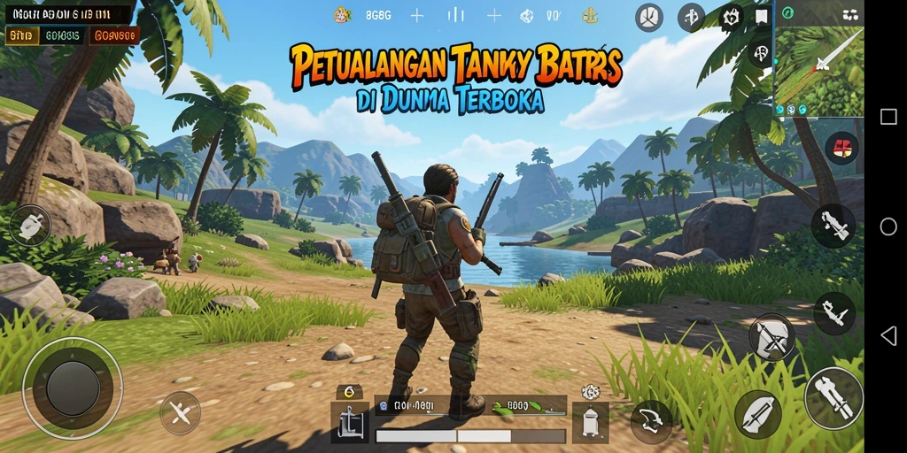Screenshot gameplay <strong>8G8G</strong> menampilkan petualangan epik di dunia terbuka.