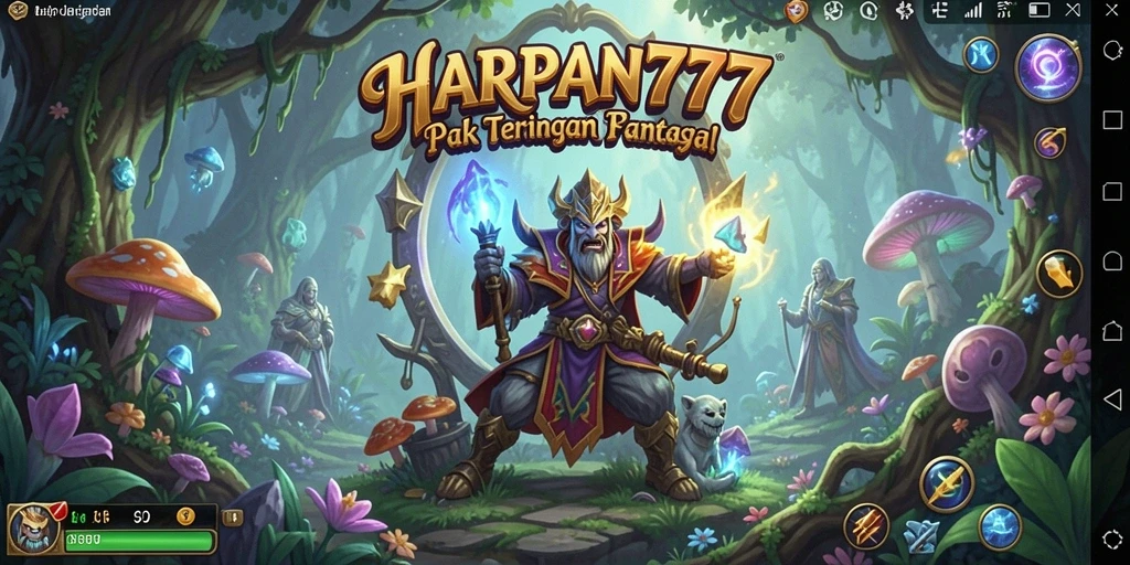 Tangkapan layar menunjukkan aksi seru dalam gameplay petualangan HARAPAN777.