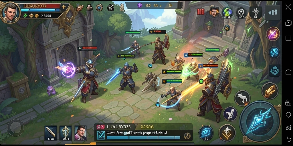 Tampilan gameplay LUXURY333 yang menakjubkan dan mendalam.