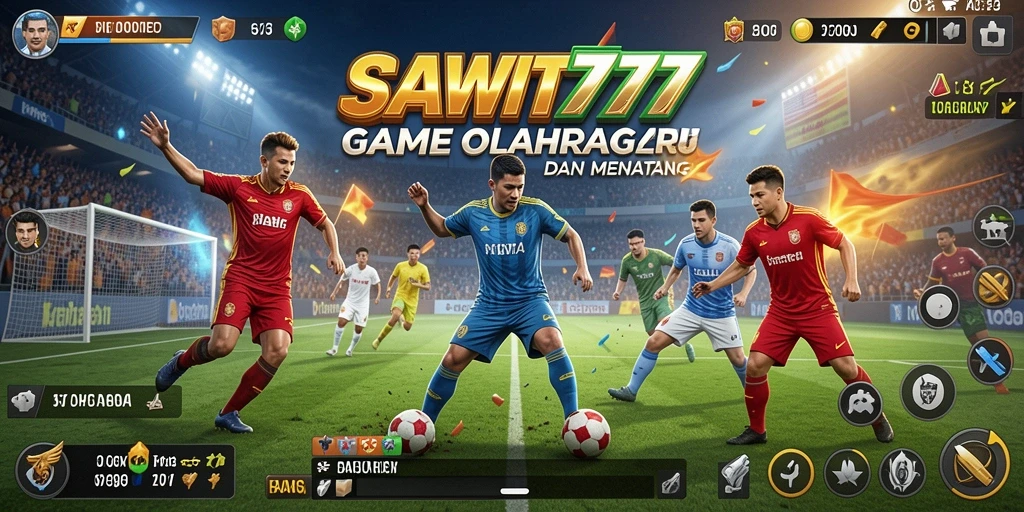 Tangkapan layar utama dari gameplay seru SAWIT777 yang menampilkan aksi olahraga.