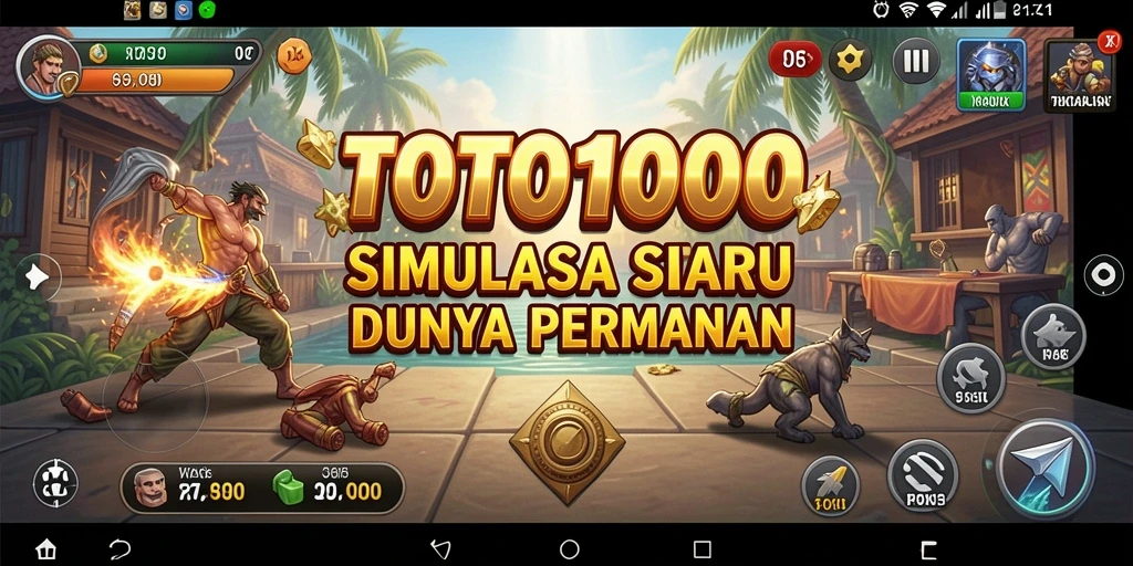 Gameplay TOTO1000 yang menarik dan interaktif.
